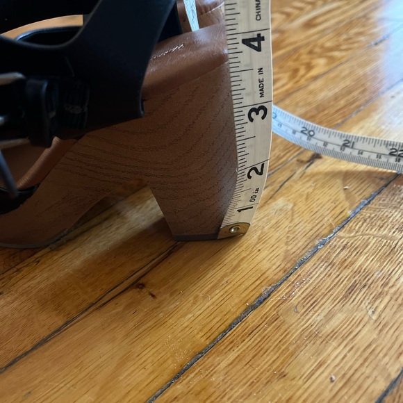 NWOT Universal Thread Wood Heel Platform Clog Maryjane / Mary Jane - Picture 5 of 6